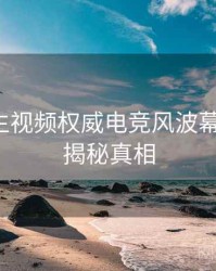 兔子先生视频权威电竞风波幕后真相，揭秘真相