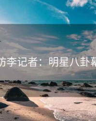 麻豆专访李记者：明星八卦幕后故事