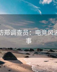 探花专访郑调查员：电竞风波幕后故事