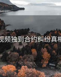 探花视频独到合约纠纷真相还原