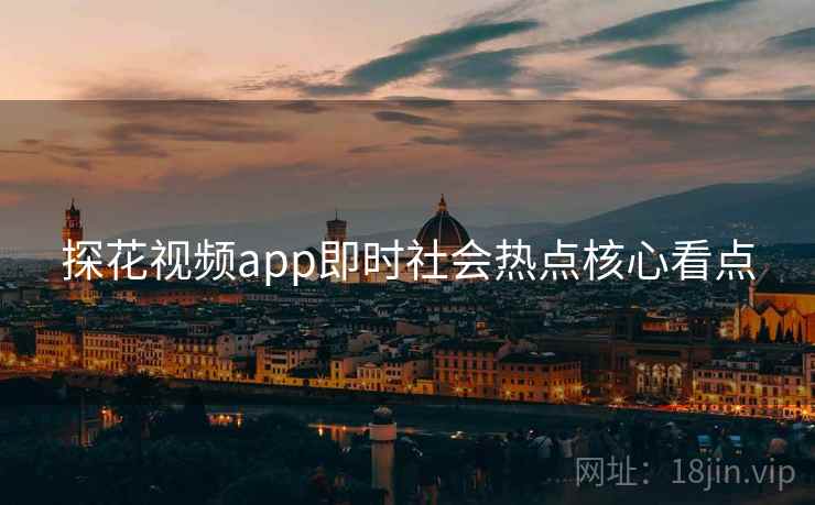 探花视频app即时社会热点核心看点