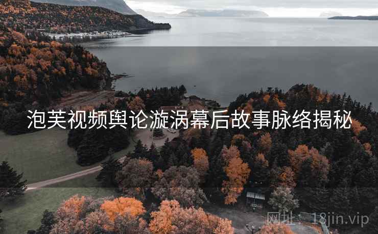 泡芙视频舆论漩涡幕后故事脉络揭秘