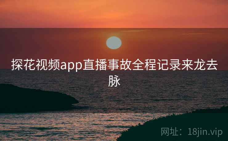 探花视频app直播事故全程记录来龙去脉