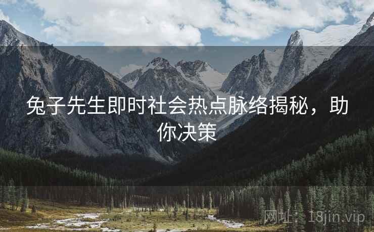 兔子先生即时社会热点脉络揭秘，助你决策