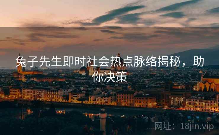 兔子先生即时社会热点脉络揭秘，助你决策