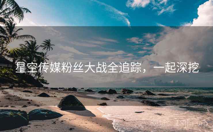 星空传媒粉丝大战全追踪，一起深挖