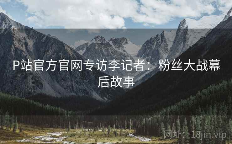 P站官方官网专访李记者：粉丝大战幕后故事